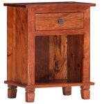 vidaXL Table de chevet 40 x 30 x 50 cm Bois d'acacia massif
