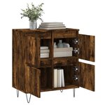vidaXL Buffet Chêne fumé 60x35x70 cm Bois d'ingénierie
