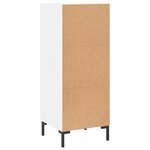 vidaXL Buffet blanc 34 5x34x90 cm bois d'ingénierie