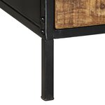 vidaXL Table Basse 90x50x40 cm Bois Massif Brut de Manguier