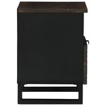 vidaXL Table de nuit   40x33x46 cm  en bois massif de mangue