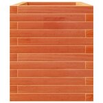 vidaXL Jardinière cire marron 70x40x49 5 cm bois de pin massif