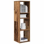 vidaXL Bibliothèque vieux bois 34x31x112 cm bois d'ingénierie