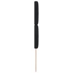 vidaXL Tête de Lit LED Noire 90 cm Velours