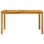vidaXL Ensemble de salle à manger pour jardin 5 Pièces Marron