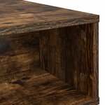 vidaXL Table basse Chêne fumé 48 x 46 x 35 cm Bois d'ingénierie