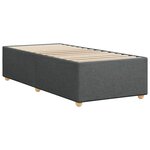vidaXL Cadre de lit Gris foncé 80x200 cm Tissu