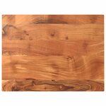 vidaXL Dessus de table 90x70x3 8 cm rectangulaire bois massif d'acacia