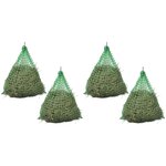 vidaXL Filet à foin 4 Pièces Rond 0 75 x 0 5 m PP