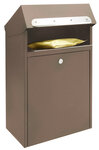 Boîte à colis en acier  Multipack EP3008  fenêtre d'introduction et porte  Marron