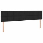 vidaXL Lit avec rangement et matelas avec matelas Noir 200 x 200 cm