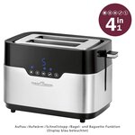 Grille-pain Sensor Touch PC-TA 1170 inox PROFICOOK