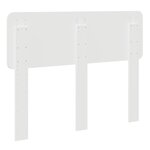 vidaXL Tête de lit Blanc 135 cm Bois d'ingénierie