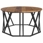 vidaXL Table basse Bois ancien 80 x 80 x 42 cm