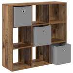 vidaXL Buffet avec tiroir Bois ancien 88 5 x 29 x 84 5 cm