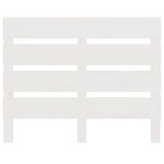 vidaXL Cadre de lit blanc 100x200 cm bois de pin massif