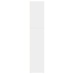 vidaXL Bibliothèque blanc 80x30x152 cm bois d'ingénierie