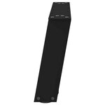 vidaXL Pieds de table basse en U  2 pièces  noir  70 x (30-31) cm  acier