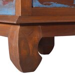 vidaXL Table de chevet 45x35x40 cm Bois de teck de récupération