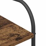 vidaXL Porte-vêtements Marron 120 x 44 x 160 cm Bois d'ingénierie