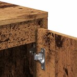 vidaXL Meuble TV vieux bois 120x30x40 5 cm bois d'ingénierie