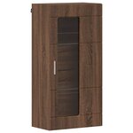 vidaXL Cabinet en Bois Chêne brun 50 x 29 x 100 cm Bois d'ingénierie