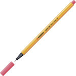 Stylo-Feutre POINT 88 Pointe Fine 0 4 mm Rouge FLUO STABILO