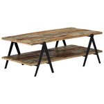 vidaXL Table basse 115x60x40 cm Bois de récupération massif