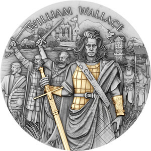 Monnaie WILLIAM WALLACE Legendary Warriors 2 Oz Argent 2$ Niue 2026 (PRÉCOMMANDE)