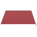 vidaXL Tissu de remplacement pour auvent Bordeaux rouge 4x3 m