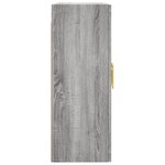vidaXL Armoire murale sonoma gris 69 5x34x90 cm