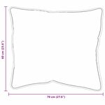 vidaXL Oreiller Blanc Polyester