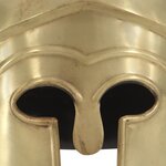 vidaXL Casque de guerrier grec antique pour GN Laiton Acier
