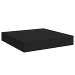 vidaXL Étagère flottante murale noir 23x23 5x3 8 cm MDF