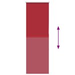 vidaXL Store enrouleur occultant rouge largeur du tissu 40 7 cm