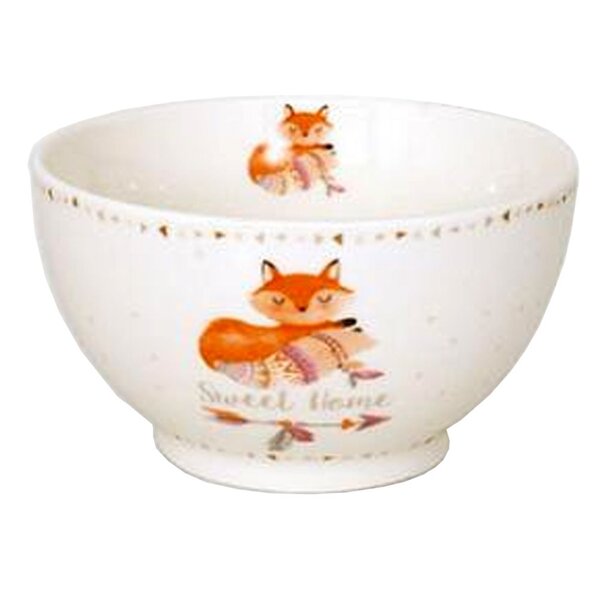 Bol en céramique renard