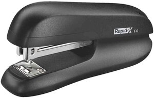 Agrafeuse de bureau F6 Noire capacité 20 feuilles  agrafes : 24/6 et 26/6 RAPID