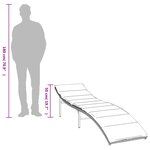 vidaXL Chaises longues lot de 2 avec coussins gris résine tressée