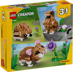 LEGO Creator 3-en-1 L'adorable hamster et la fleur 31376