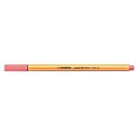 Stylo-Feutre POINT 88 Pointe Fine 0,4 mm Rouge FLUO x 10 STABILO