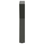 vidaXL Pieds de table basse 2 pièces Anthracite 38 x (42-43 3) cm Acier