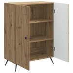 vidaXL Buffet Chêne artisanal 66 x 34 5 x 90 cm Bois d'ingénierie