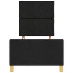 Cadre de lit vidaXL Noir 80x200 cm en tissu