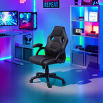 Tectake Chaise gamer MIKE - noir