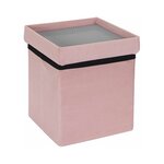 Pouf coffre pour enfant compatible briques de construction