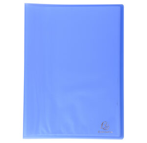 Protège-documents En Polypropylène Semi Rigide Chromaline 60 Vues - A4 - Bleu - X 12 - Exacompta