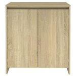 vidaXL Buffet Chêne sonoma 70x41x75 cm Bois d'ingénierie