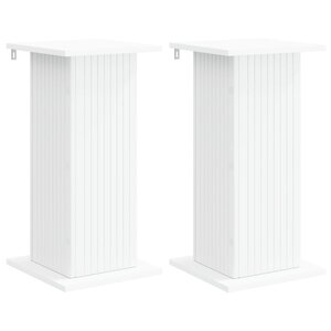 vidaXL Support de Plante 2 pc Blanc 30 5 x 30 x 60 5 cm