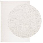 vidaXL Tapis shaggy PAMPLONA poils longs moderne crème 120x170 cm