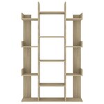 vidaXL Bibliothèque Chêne Sonoma 86x25 5x140 cm Bois d’ingénierie